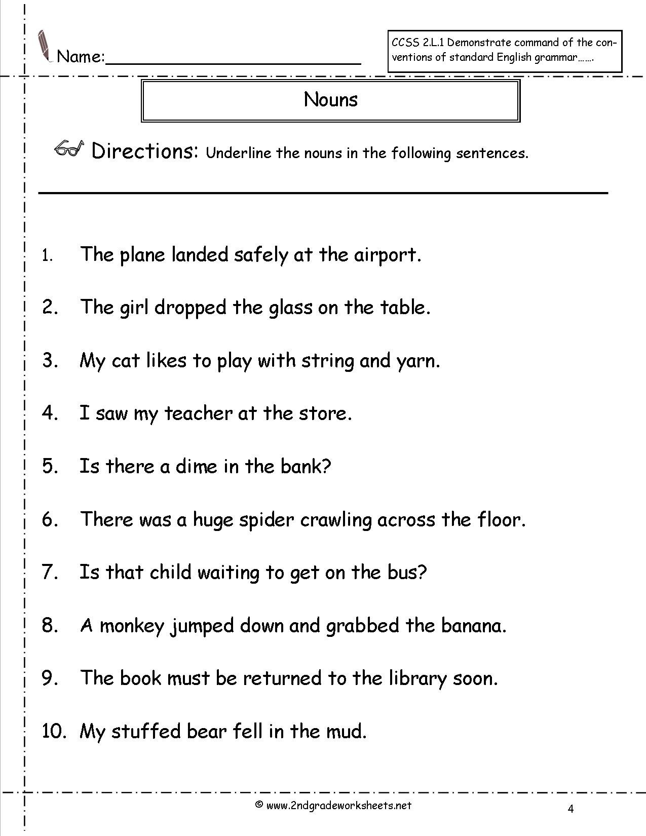 Simple Noun Worksheets The Best Worksheets Image Collection Simple Noun Worksheets The Best Worksheets Image Collection