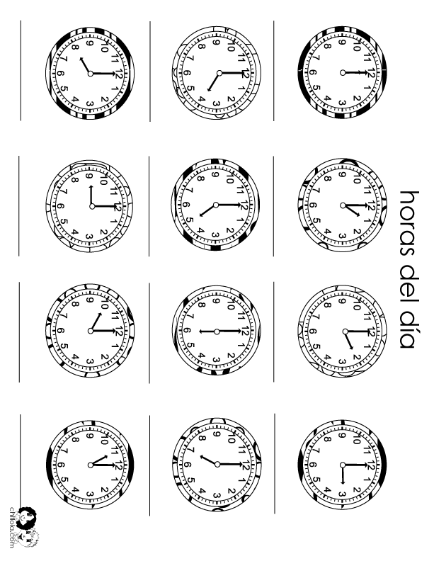 Spanish Time Worksheet The Best Worksheets Image Collection