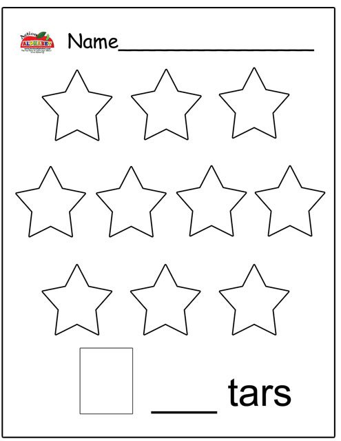 Star Worksheets For Preschoolers Worksheets For All