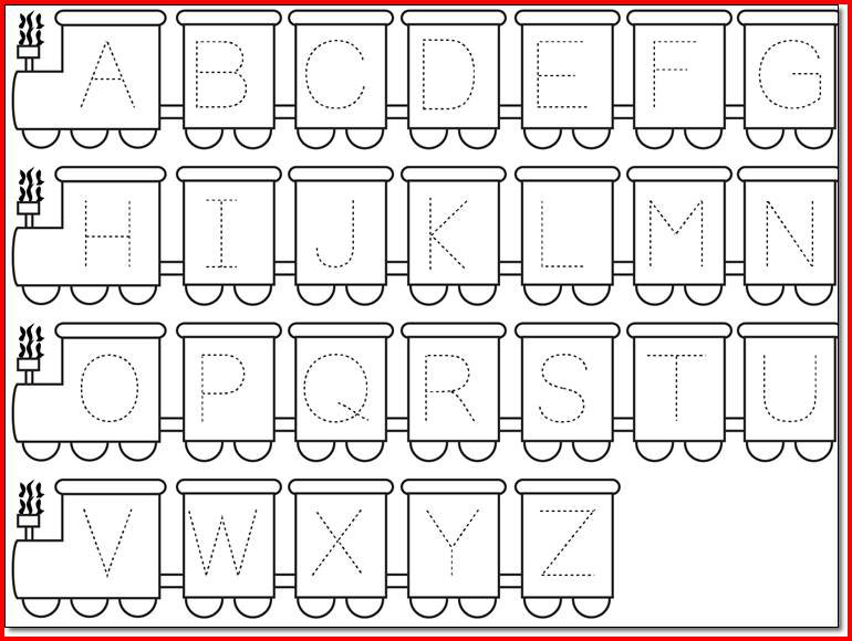 Worksheets Of Alphabets For Nursery (9 Images)