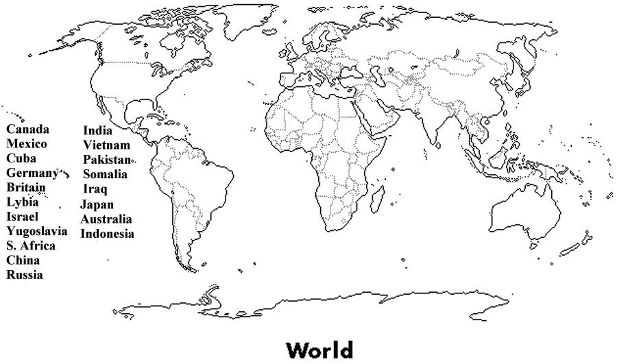 World Map Worksheet Pdf Worksheets For All