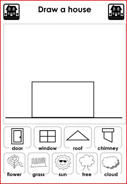 121 Best House Images On Free Worksheets Samples