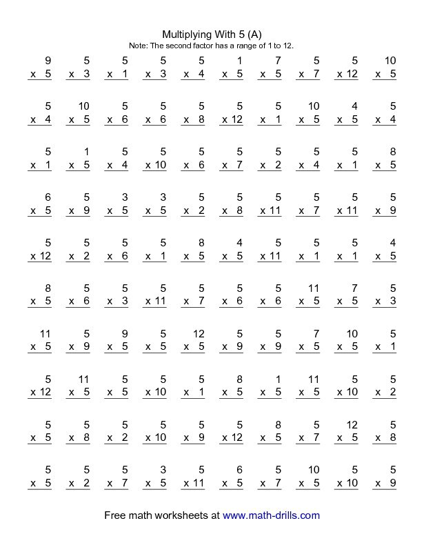 12 Multiplication Test The Best Worksheets Image Collection
