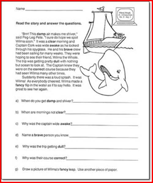1st Grade Reading Comprehension Worksheets 1st Grade Reading 1st Grade Reading Comprehension Worksheets 1st Grade Reading