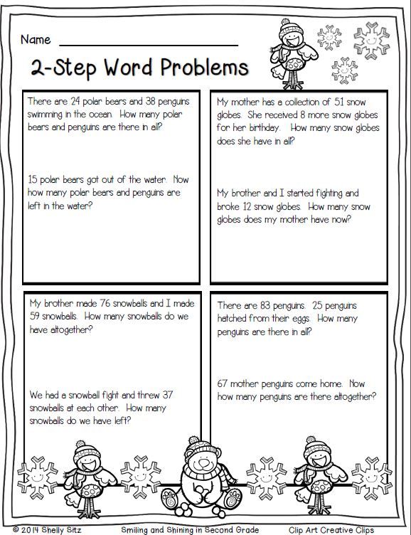 2 Step Word Problems 2nd Grade Worksheets The Best Worksheets