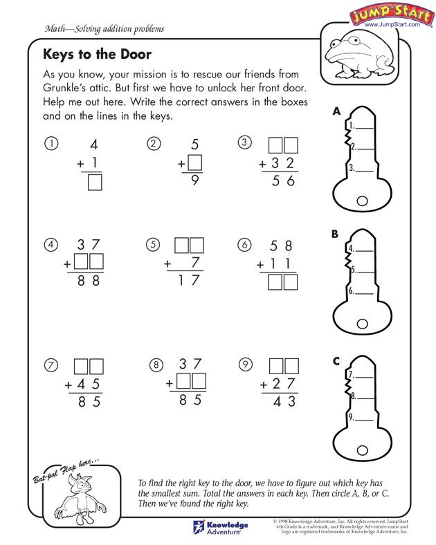 4 Grade Math Worksheets With Answers The Best Worksheets Image