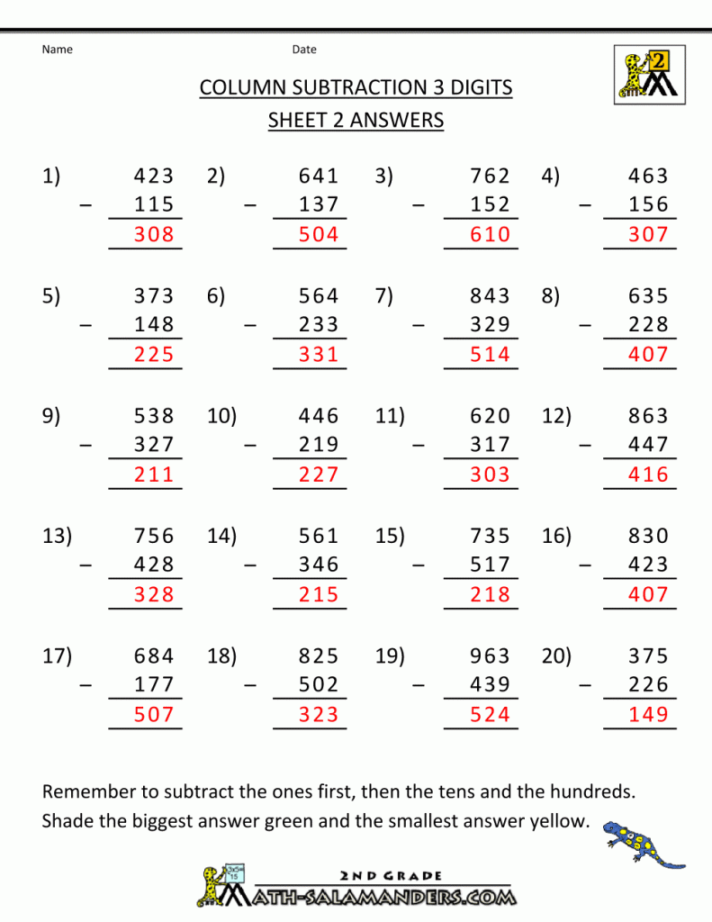 5th Grade Fraction Worksheets And Answers