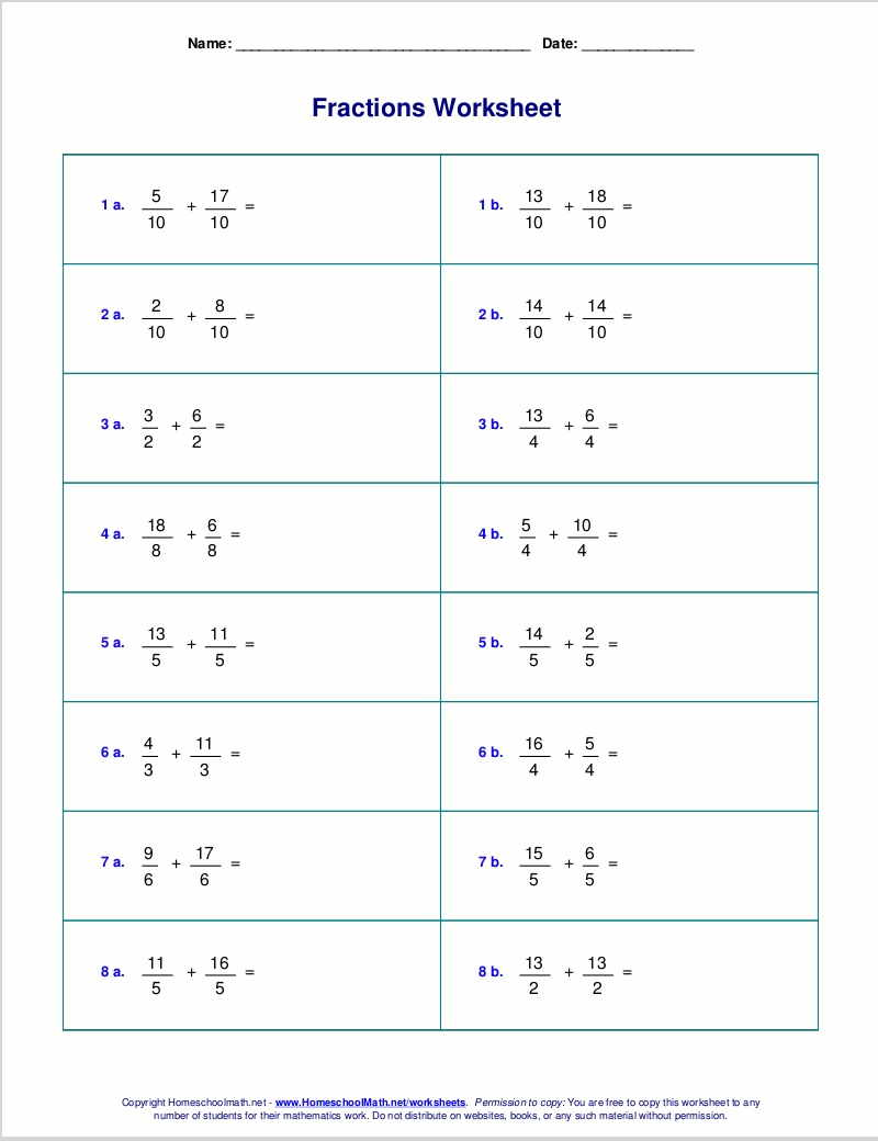 Adding Improper Fractions Worksheet Free Worksheets Library On To
