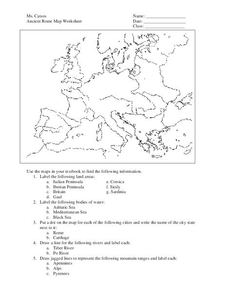 Ancient Rome Worksheets The Best Worksheets Image Collection