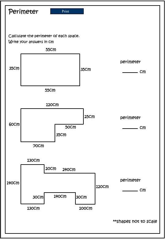 Area Of Irregular Shapes Worksheet Nice Math Facts Worksheets Free