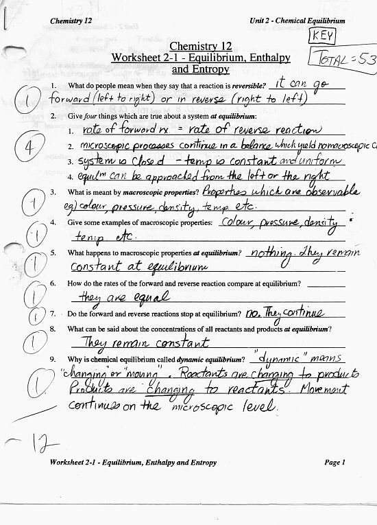 chemical-equilibrium-worksheets-answers