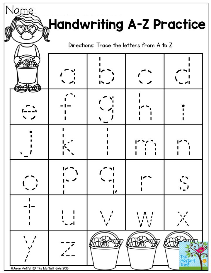 Collection Of Beginning Handwriting Worksheets Preschool