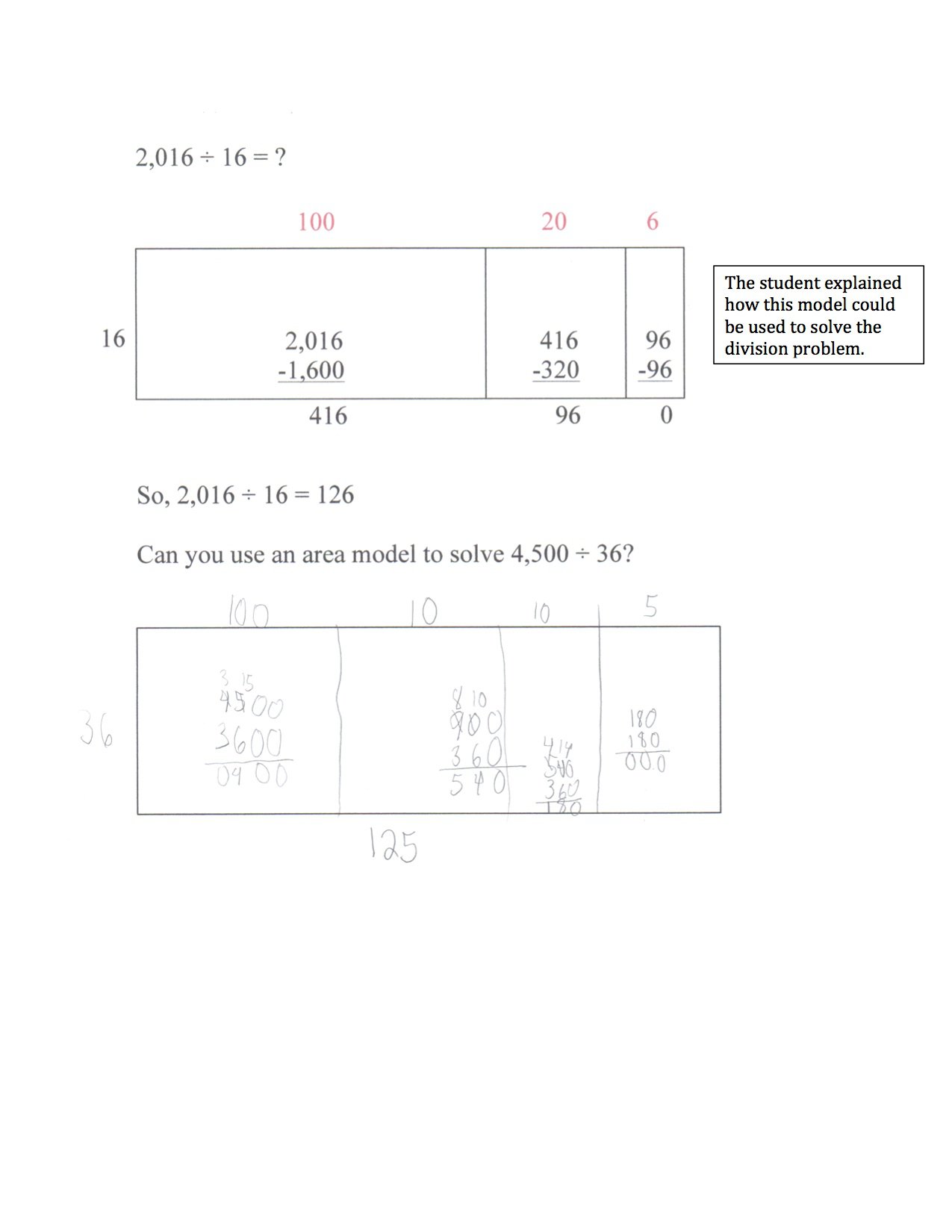 Collection Of Division Using The Area Model Worksheets