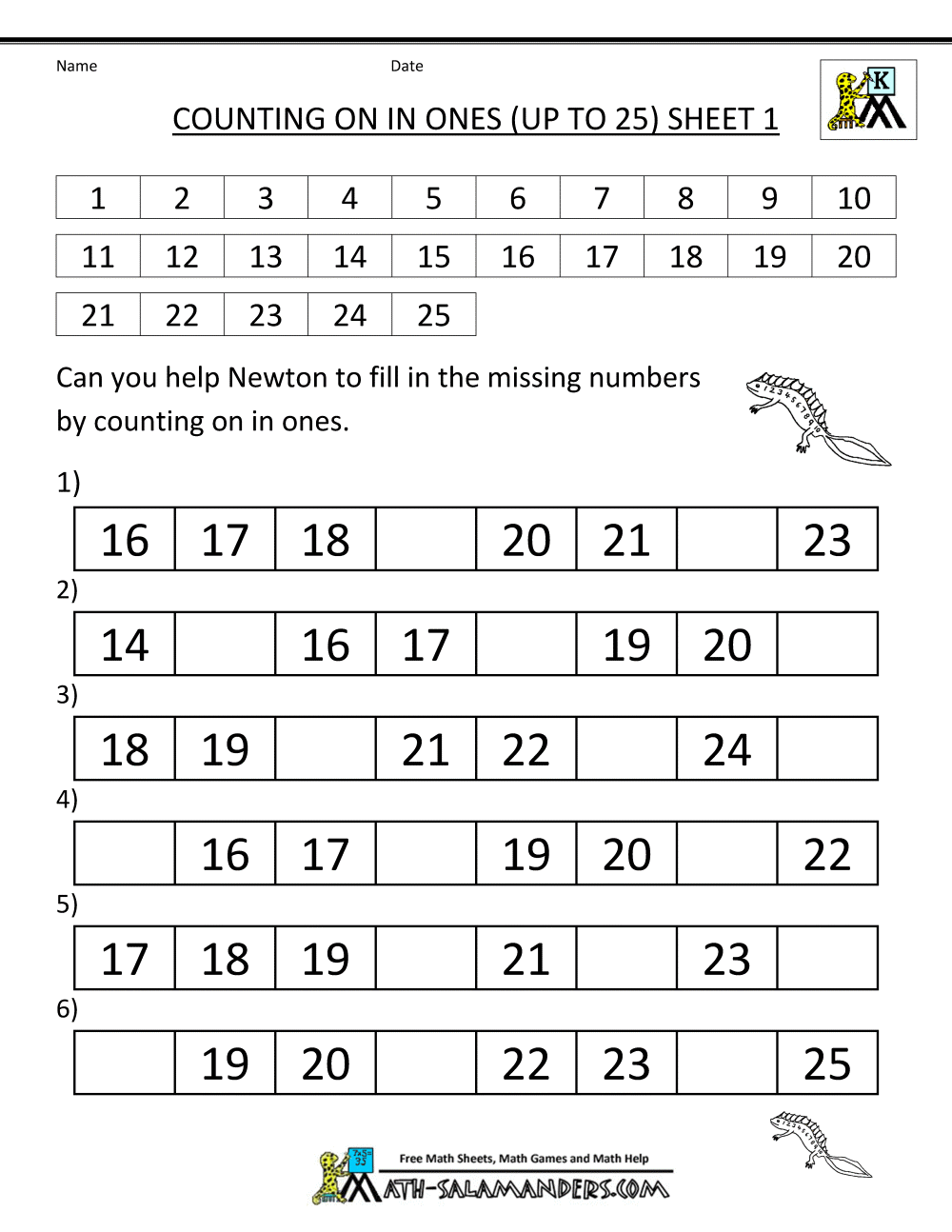 Collection Of Free Math Worksheets For Grade 1 Printable