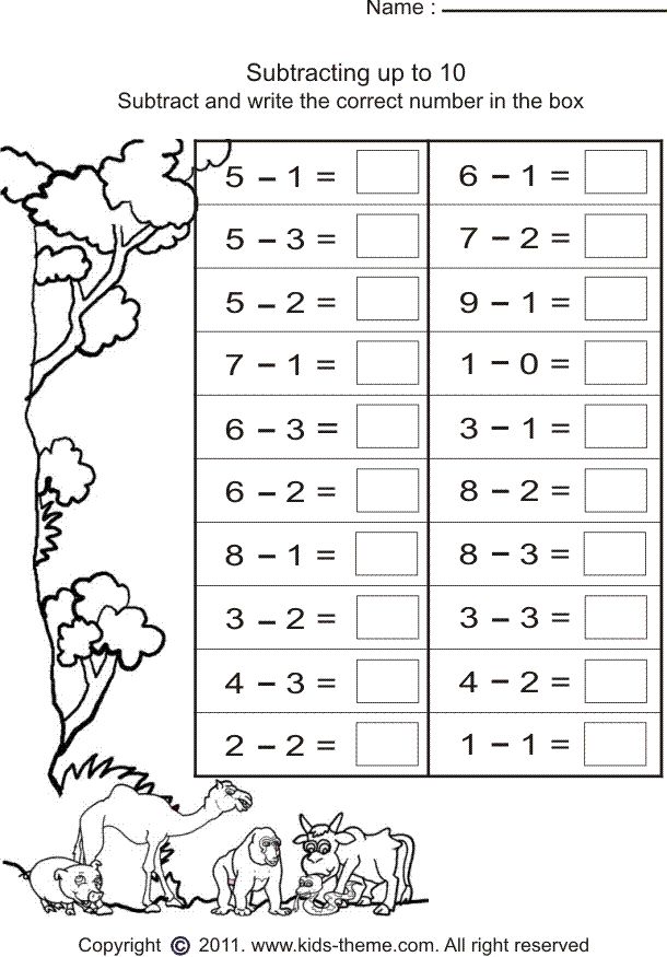 Collection Of Math Worksheets Grade 1 Printable Free