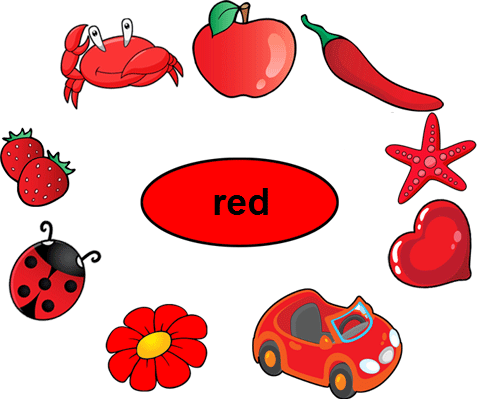 Color Red Worksheets For Kindergarten