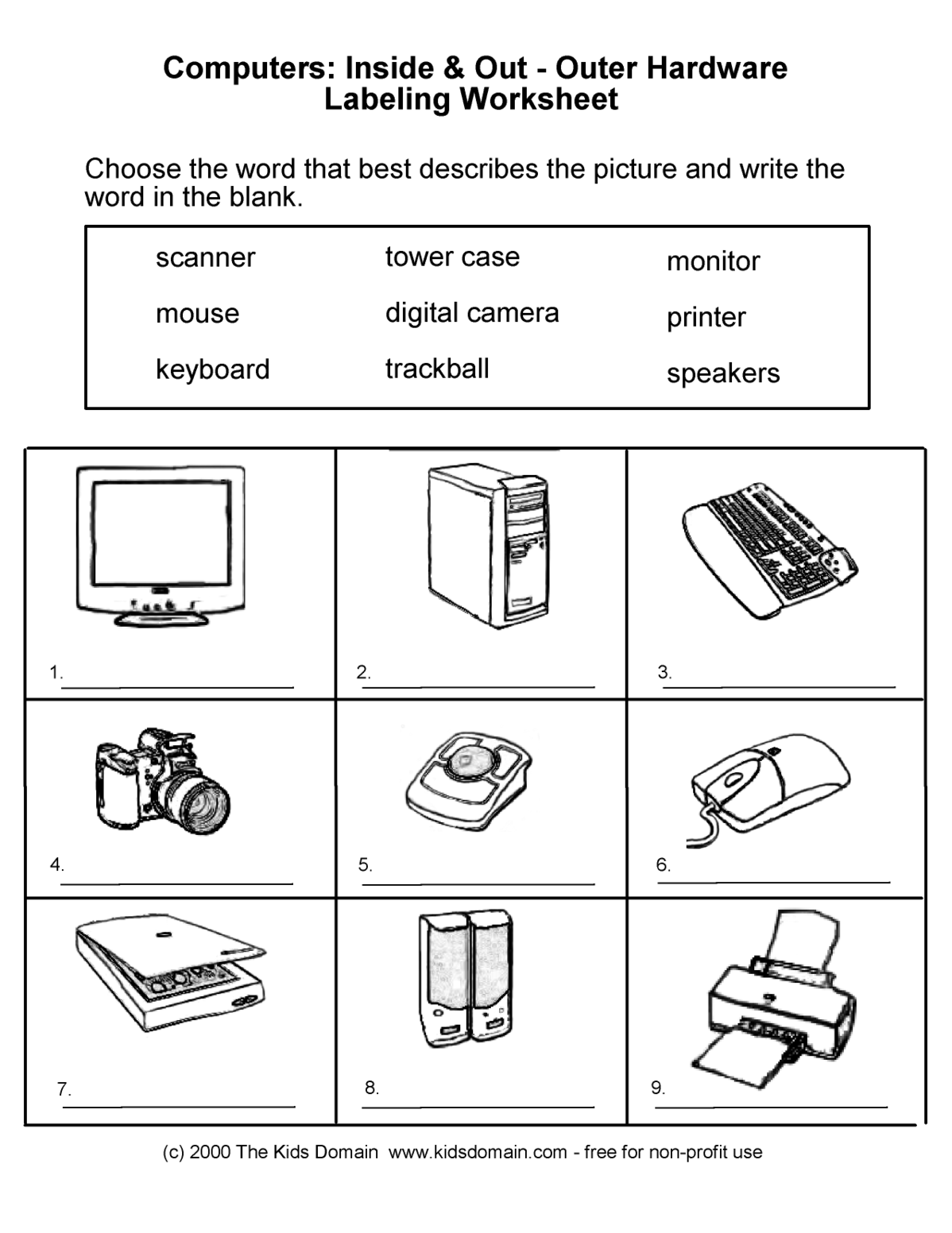 Computers Worksheets The Best Worksheets Image Collection