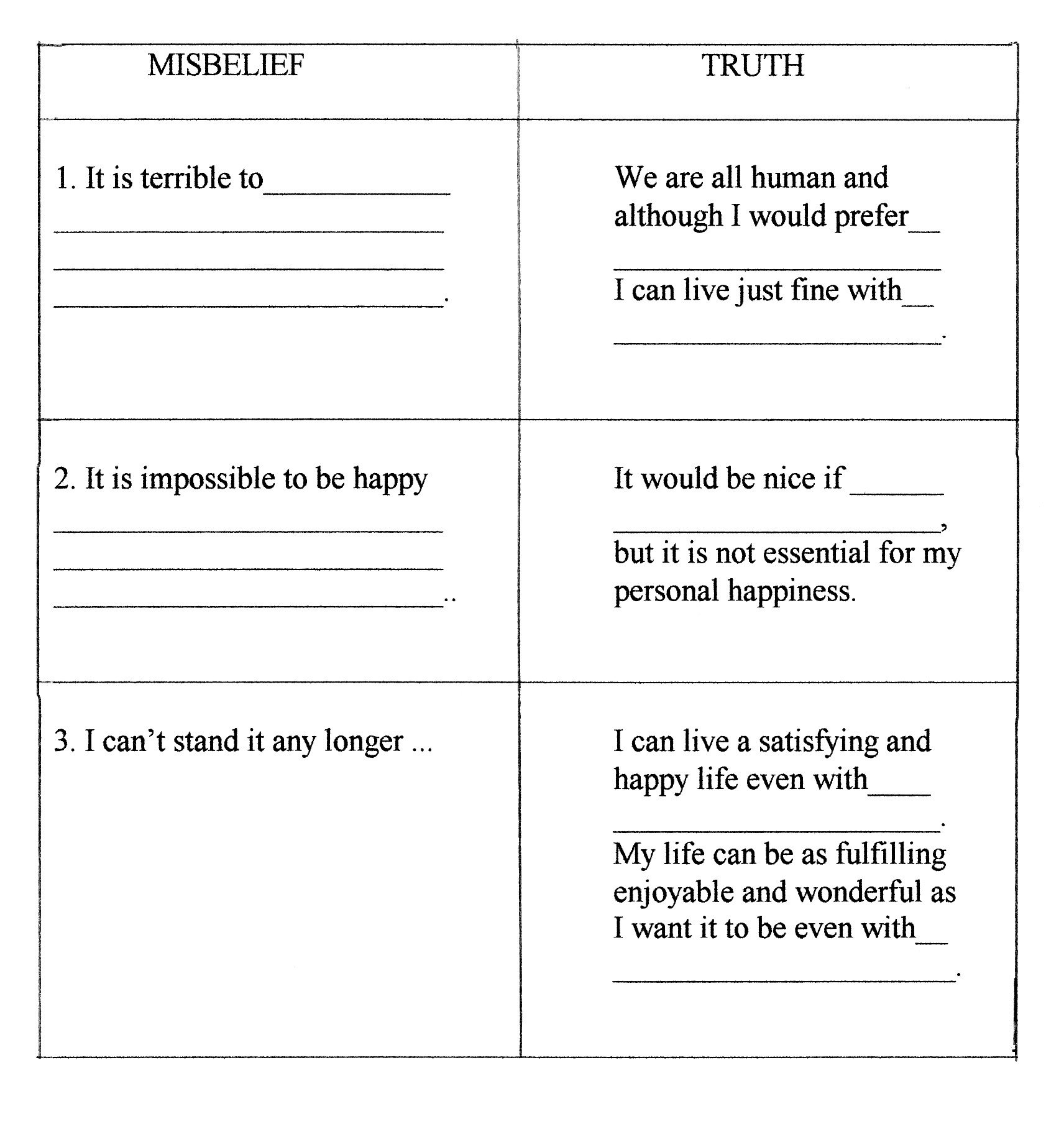 Dealing With Anxiety Worksheets The Best Worksheets Image