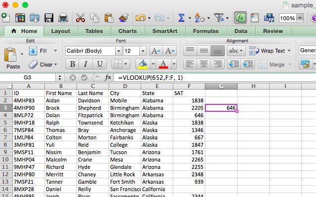 Find Anything In Your Excel Spreadsheet With Lookup Functions