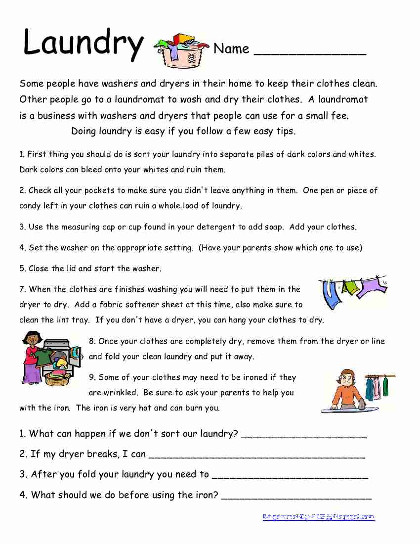 Free Life Skills Worksheets The Best Worksheets Image Collection