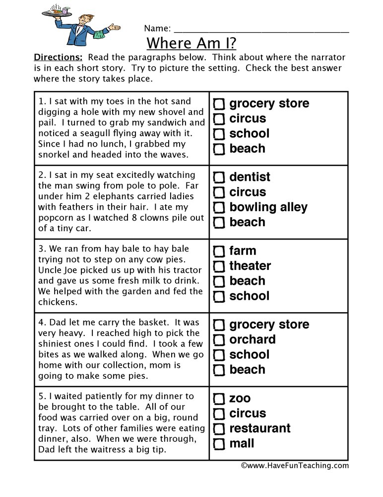 Inferencing Worksheets For 4th Grade The Best Worksheets Image