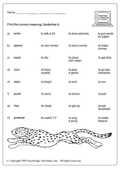 Kindergarten Worksheets Learning English