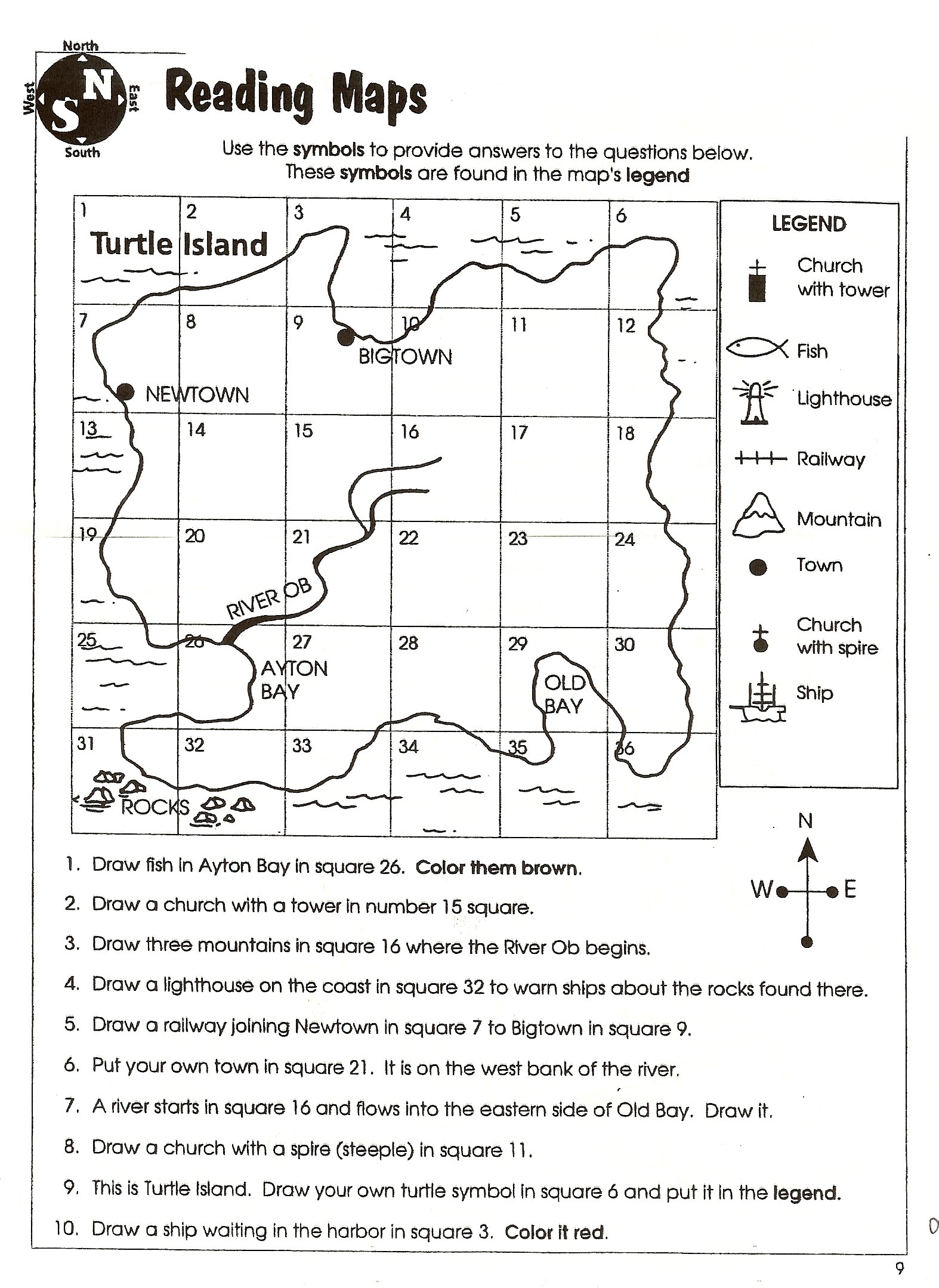 Latitude And Longitude Worksheet 6th Grade The Best Worksheets | Free ...
