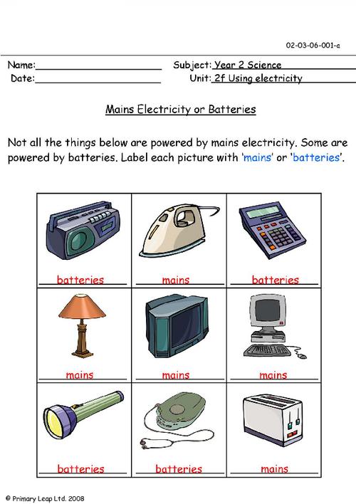 Mains Electricity Or Batteries