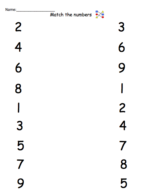 Matching Numbers 1 10 Worksheets The Best Worksheets Image | Free ...