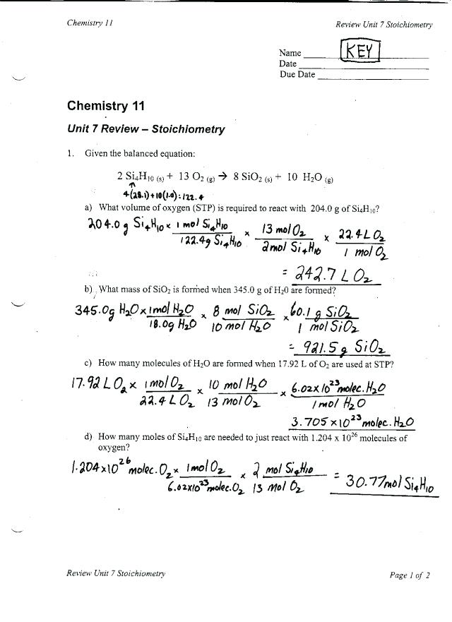 Mole Conversion Worksheet Answers As Well As Mixed Moles