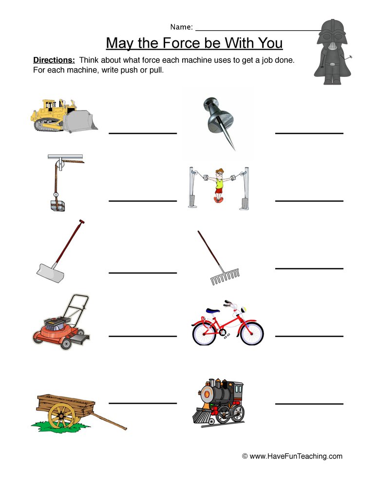 Motion And Forces Worksheets