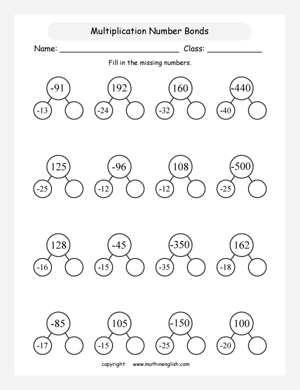 Multiplying Basic Numbers From 100 To