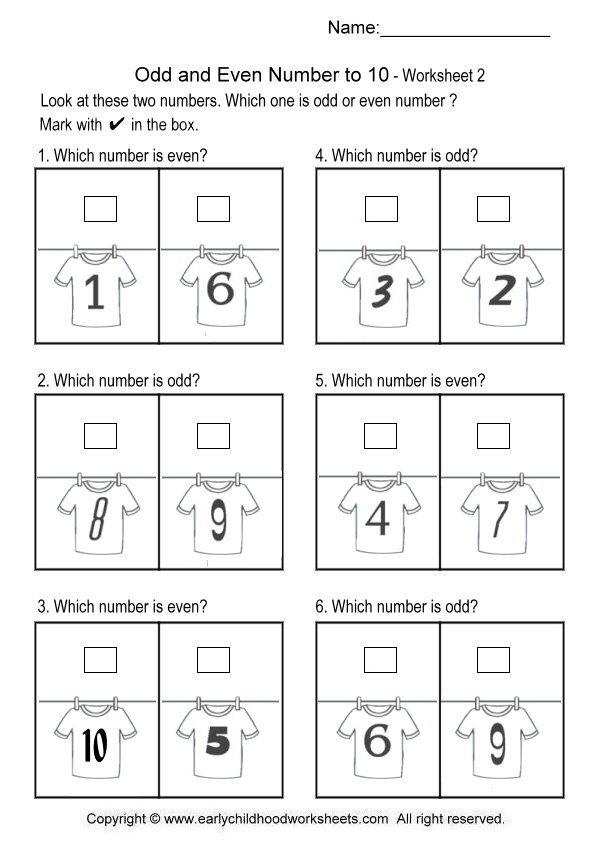 Odd And Even Number Worksheet The Best Worksheets Image Collection