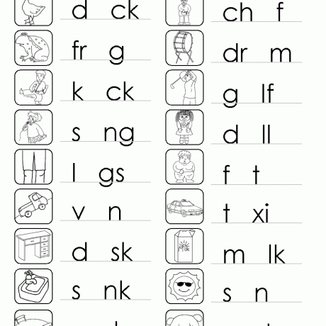 Phonics Spelling Cvc 1 Eal Learning Tools Pinterest Worksheets For