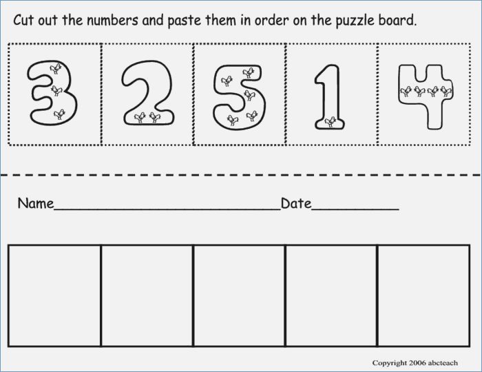 Preschool Cutting Worksheet