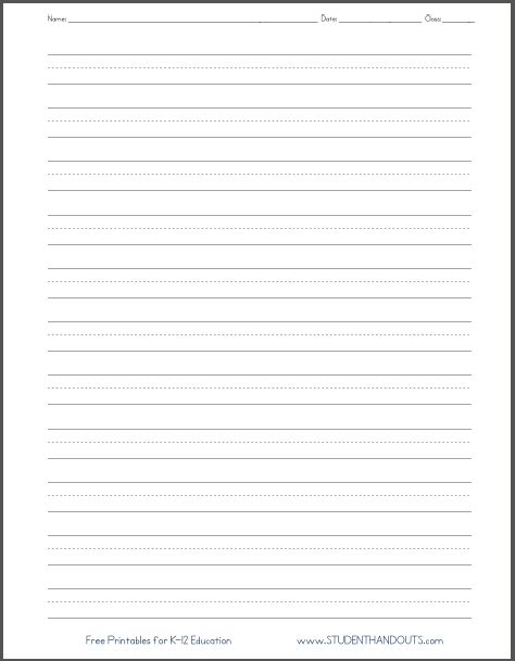 Printable Four Line Worksheet Bccae35dd9c7a52bee10f98e97787337