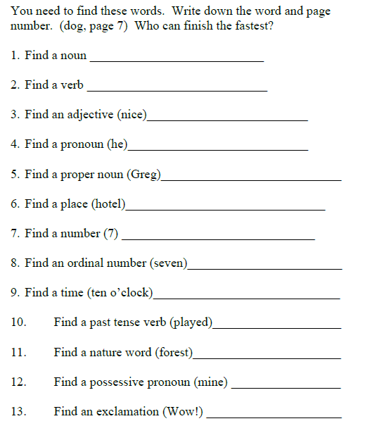 Reading Worksheets For Intermediate Students