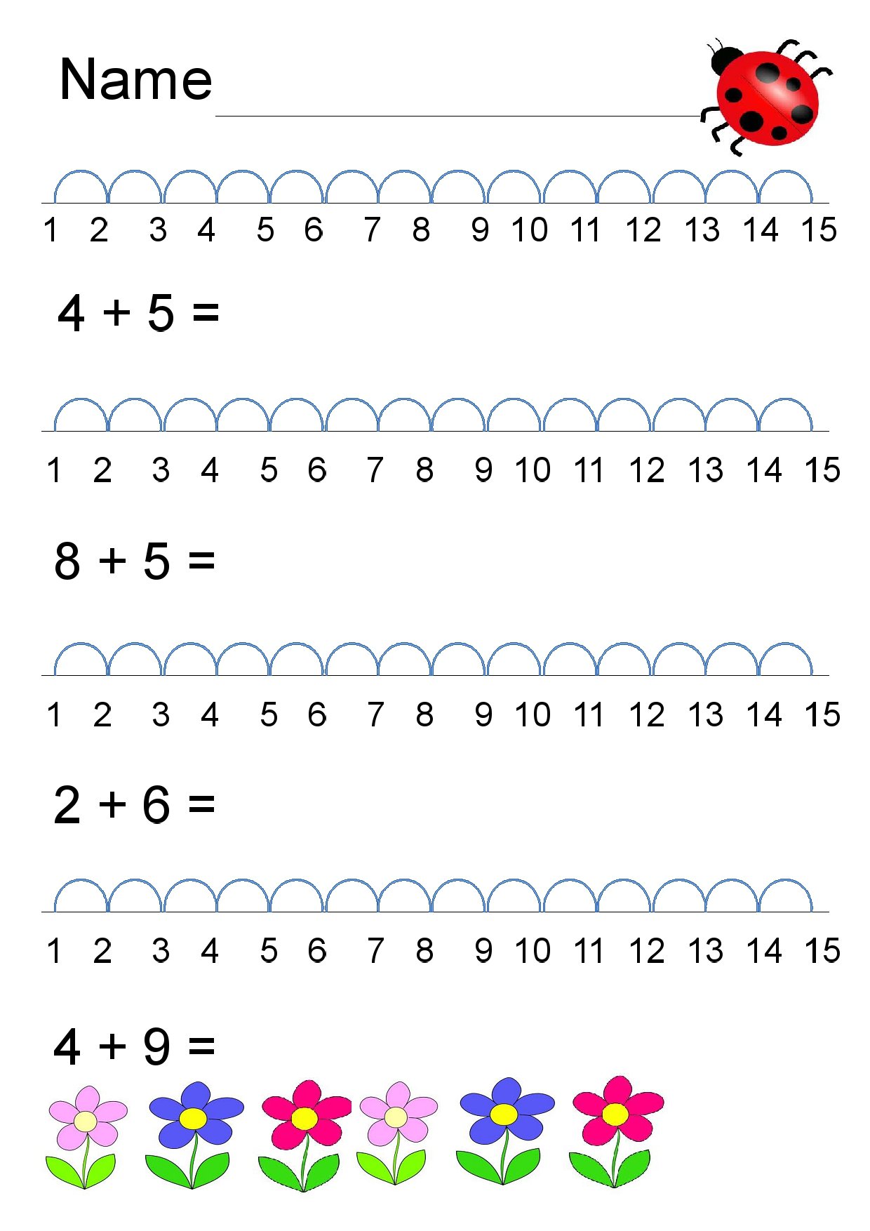 Reception Maths Worksheets Printable