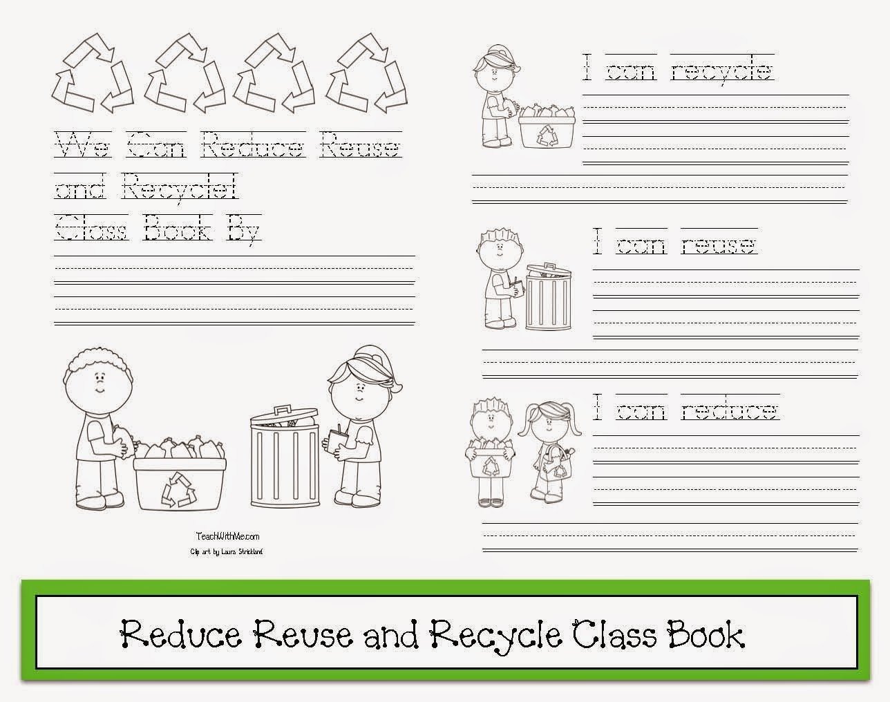 Reduce Reuse Recycle Worksheets For 1st Grade Recycling Worksheets