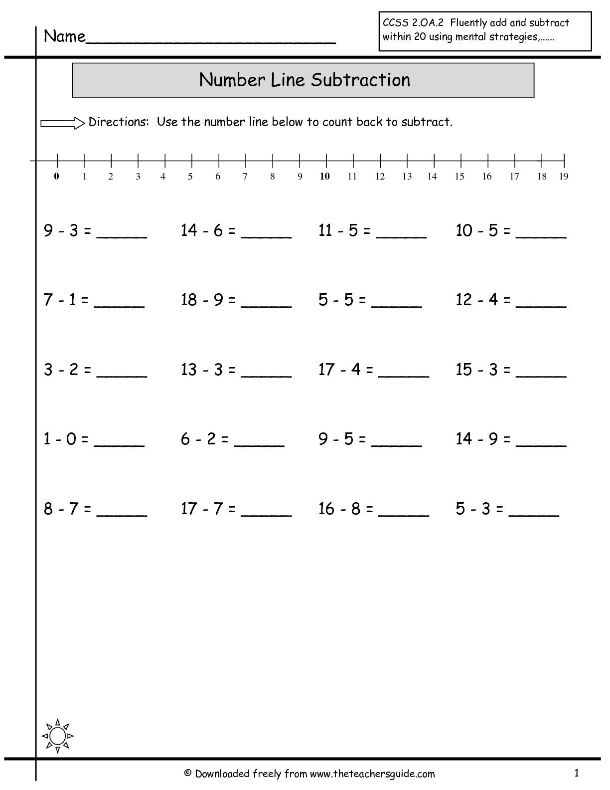 Single Digit Addition Worksheets From The Teachers Guide Free And