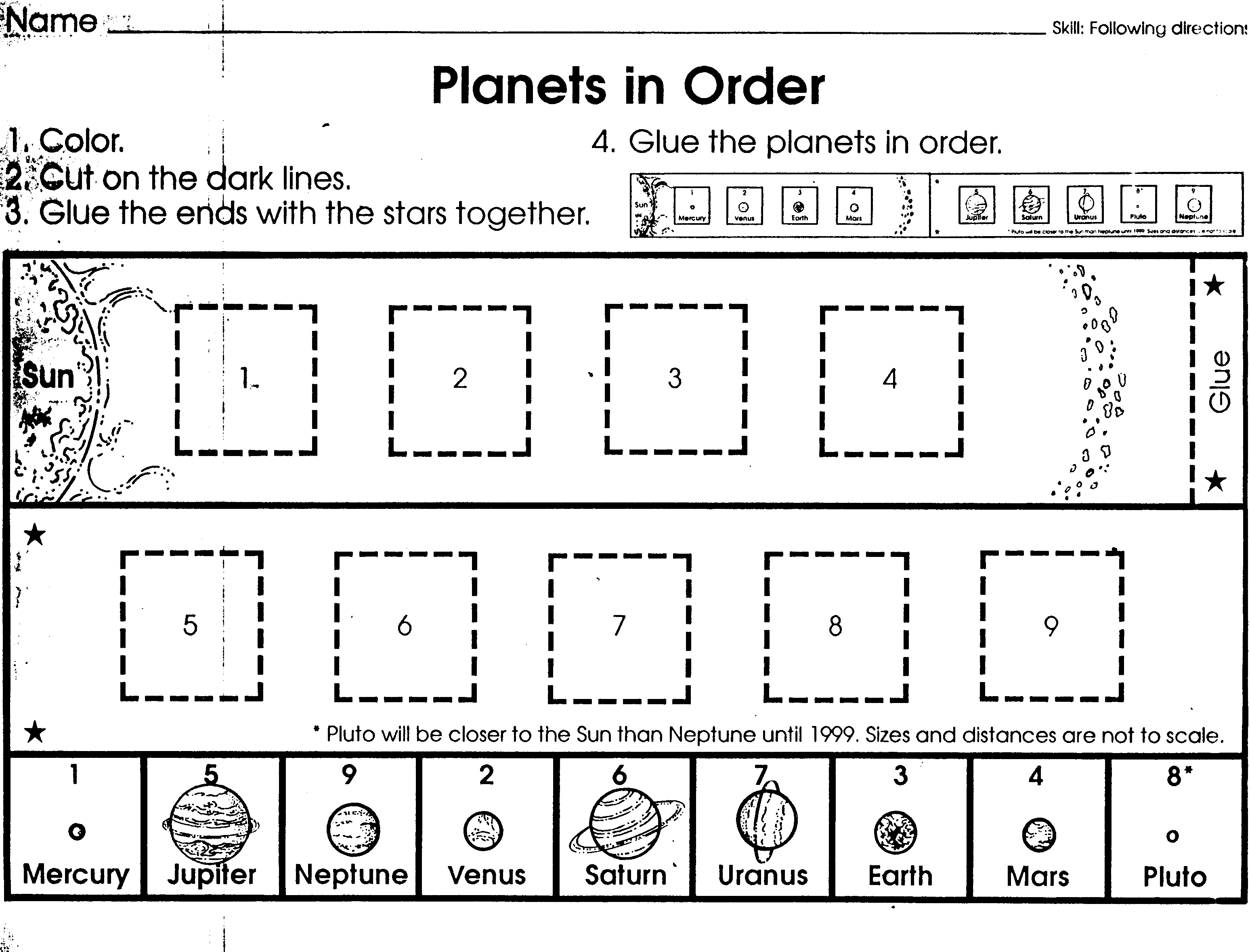 Solar System Worksheets Kindergarten The Best Worksheets Image