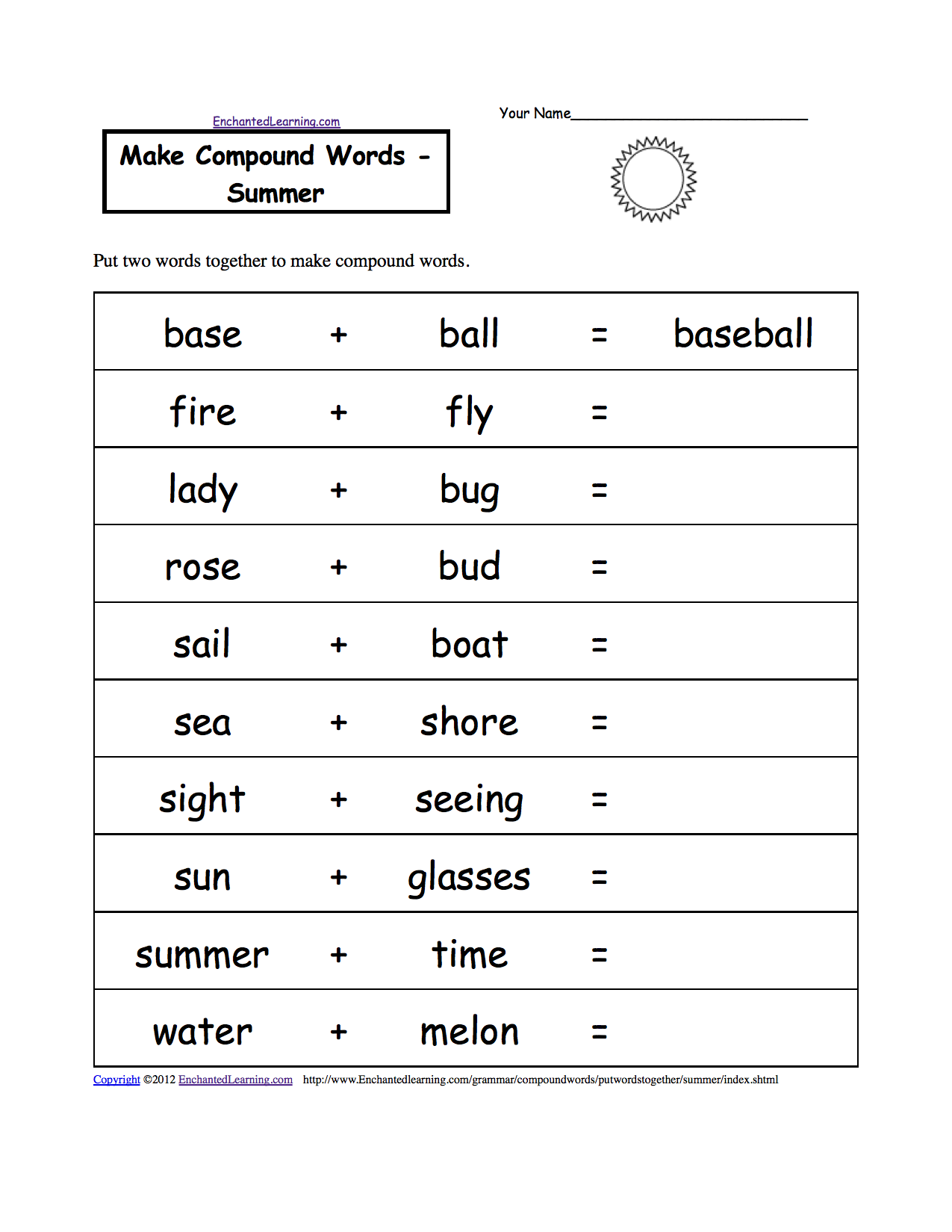 Spelling Worksheet Printables