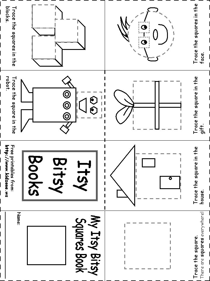 Square Worksheet For Preschool