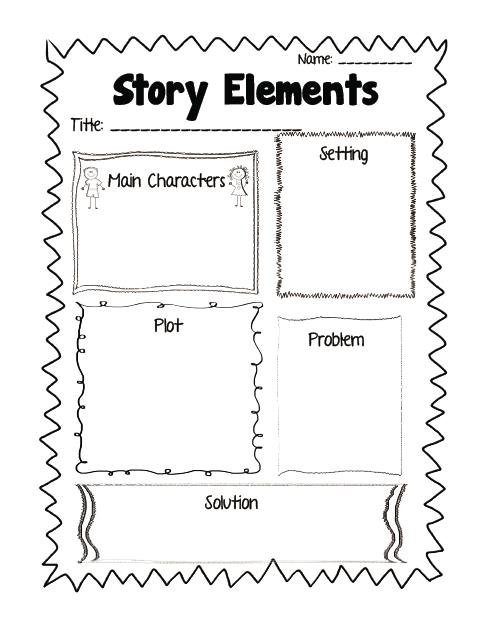 Story Elements Worksheets Story Structure Worksheet 2nd Grade