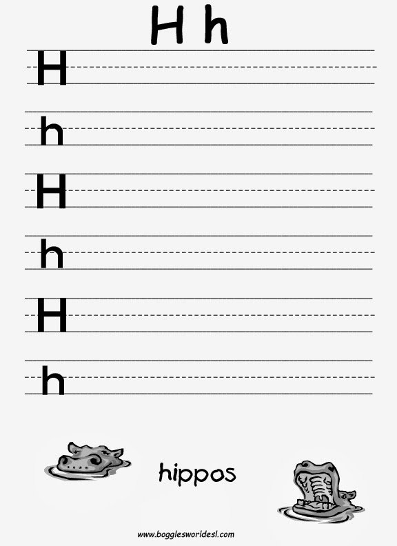 Tampa Reads Handwriting Worksheets