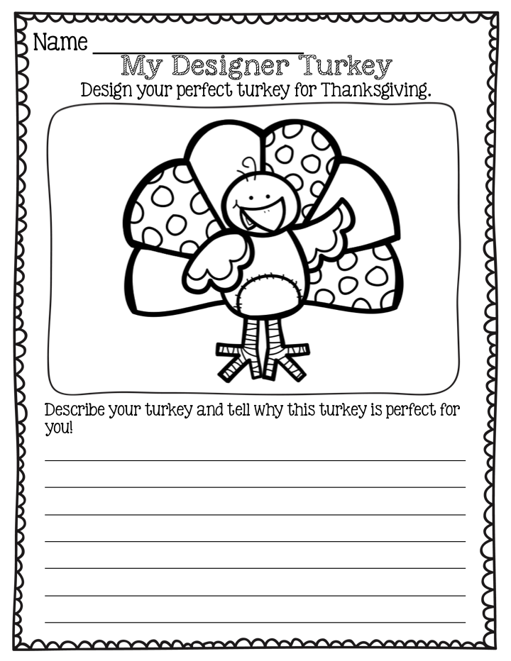 Thanksgiving Worksheets 1st Grade