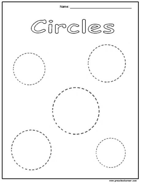 Trace Circle Worksheet Free Worksheets Samples Trace Circle Worksheet Free Worksheets Samples