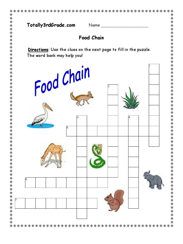 Word Chain Worksheet Images