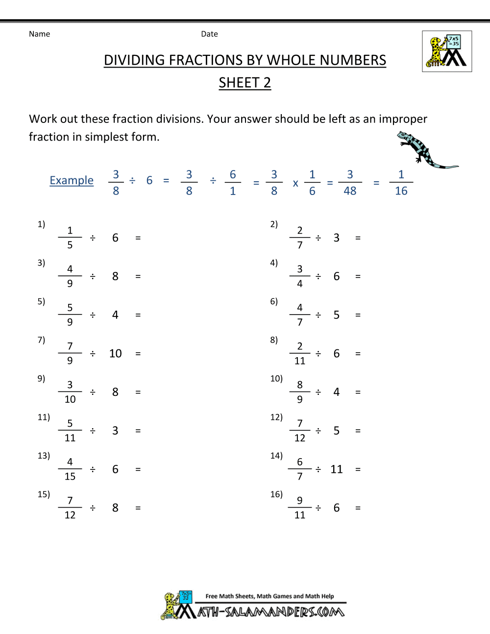 38 Multiplying Fractions And Whole Numbers Worksheet, 14 Best