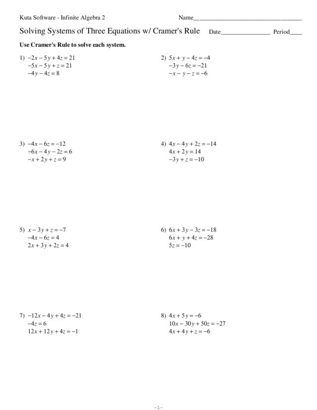 40 Solving Systems Of Equations By Elimination Worksheet Answers